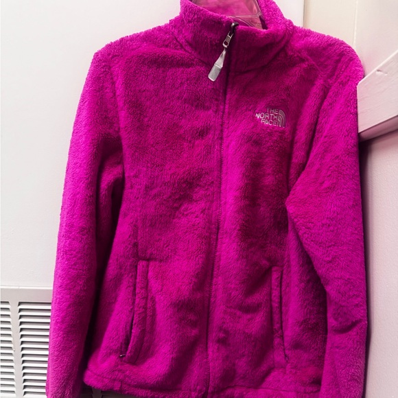 Women’s North Face Vibrant Magenta Fleece Jacket - Picture 1 of 4